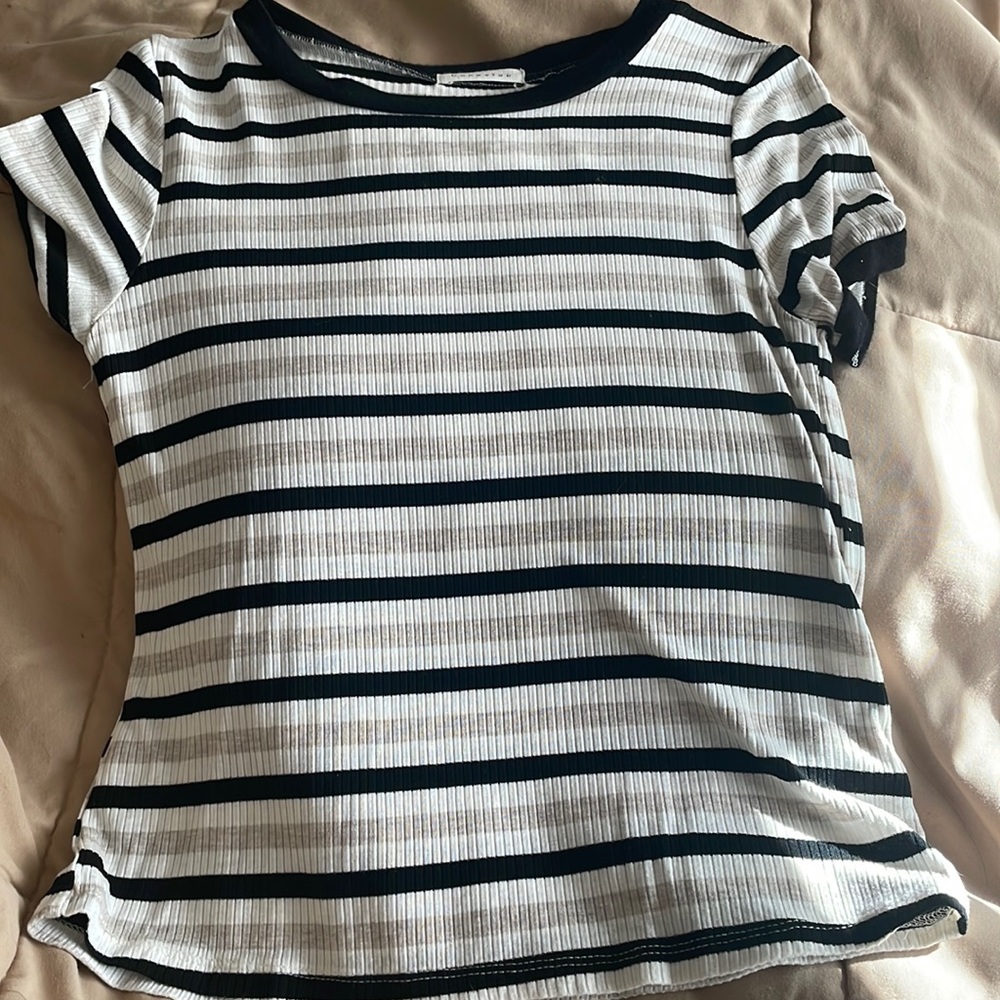 Occasion, color: cream black and white, size medium